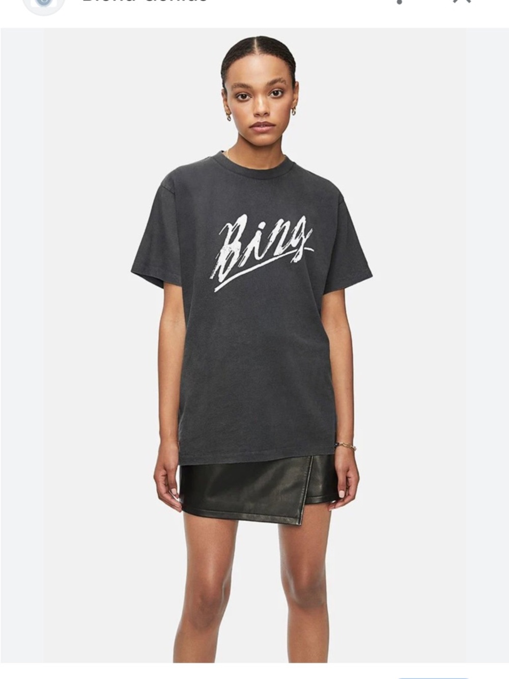 Anine Bing Lili Basic Bing tee - like new